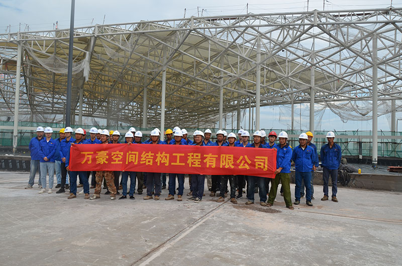 萬豪空間結(jié)構(gòu)員工到杭州亞運(yùn)會(huì)棒(壘)球體育文化中心膜結(jié)構(gòu)項(xiàng)目學(xué)習(xí)交流