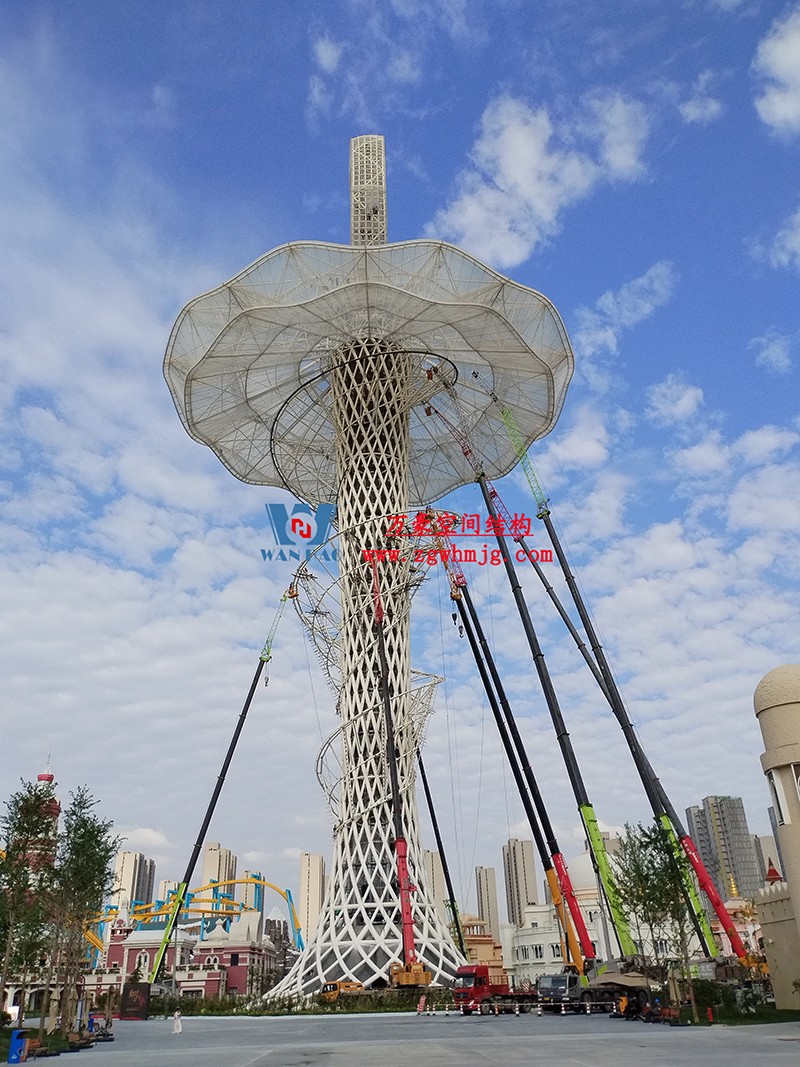 身姿輕盈，造型優(yōu)美的膜結(jié)構(gòu)建筑