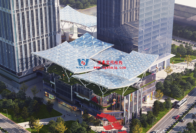 縱使烈日炎炎，腳步從未止歇！海南這個(gè)ETFE氣枕膜項(xiàng)目施工進(jìn)度有最新消息