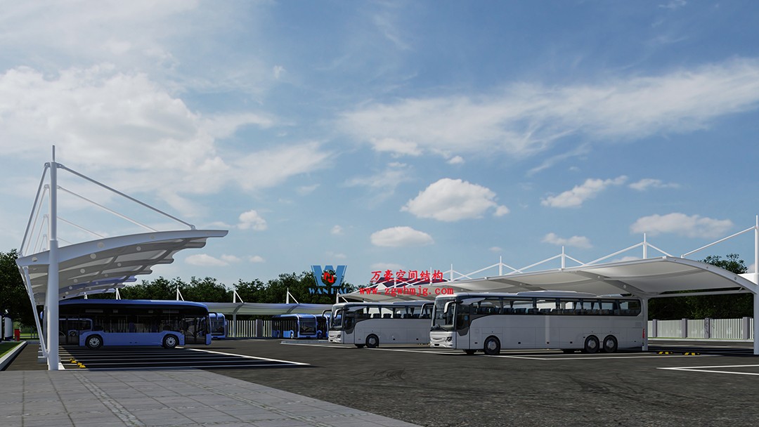 隨處可見的遮陽擋雨守護衛(wèi)士-膜結(jié)構(gòu)車棚 隨處可見的遮陽擋雨守護衛(wèi)士-膜結(jié)構(gòu)車棚