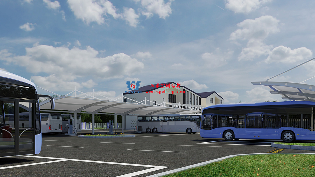 隨處可見的遮陽擋雨守護衛(wèi)士-膜結(jié)構(gòu)車棚 隨處可見的遮陽擋雨守護衛(wèi)士-膜結(jié)構(gòu)車棚