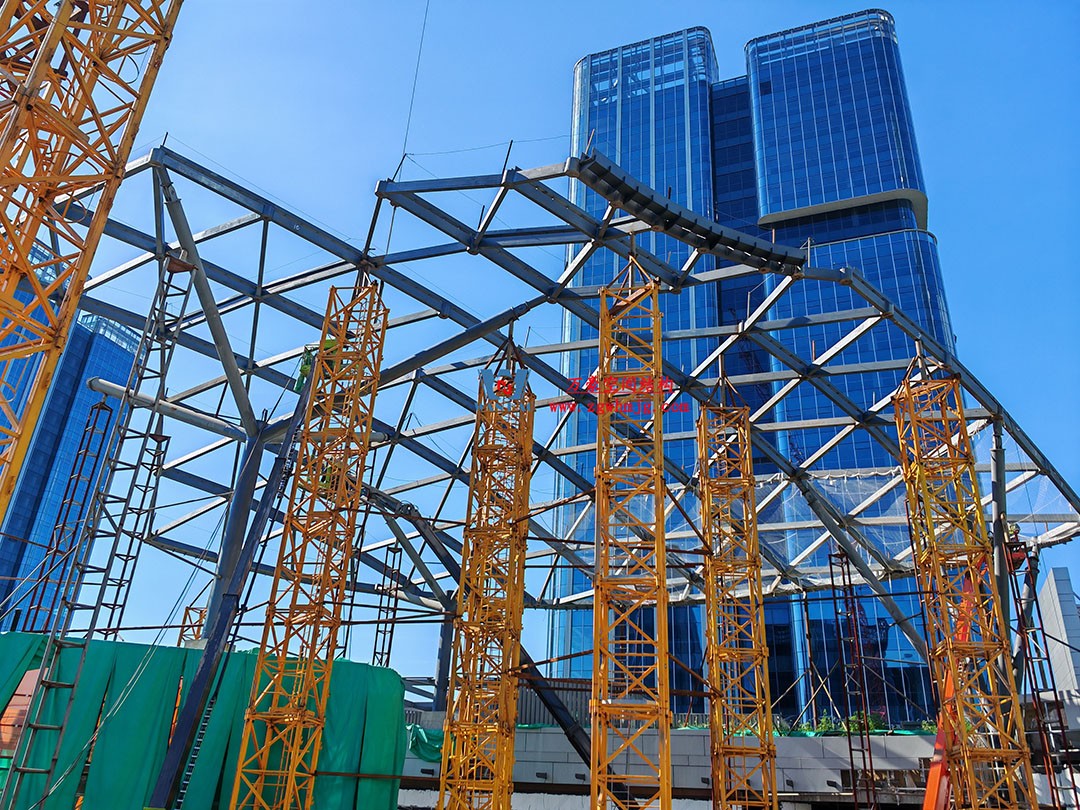 攻堅(jiān)克難，全速推進(jìn)|這個(gè)ETFE商業(yè)天幕迎來(lái)新進(jìn)展