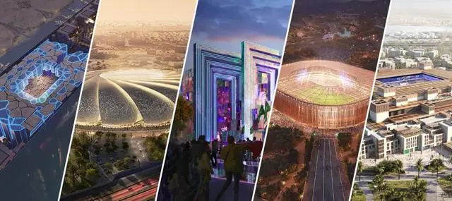 沙特公布2034年世界杯的15個場館設(shè)計(jì)，預(yù)計(jì)耗資數(shù)千億美元