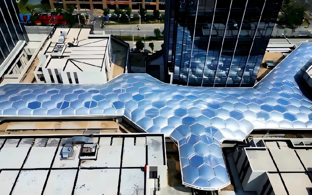 嘉興長安里ETFE氣枕鋼膜結(jié)構(gòu)