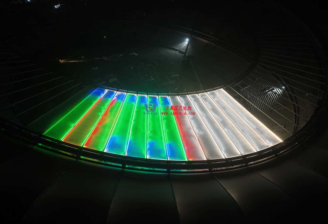 太湖之畔，華燈初上|無錫奧體中心施工加速