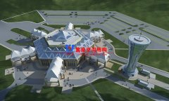 萬豪2019第11標—茶卡鹽湖景區(qū)綜合辦公樓及觀光塔鋼膜結構項目